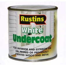 Шпаклівка для дерева і металу Біла Rustins White Underсoat
